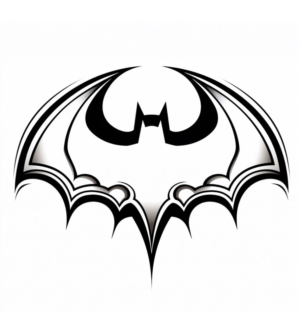 Batman Logosu Boyama Sayfası